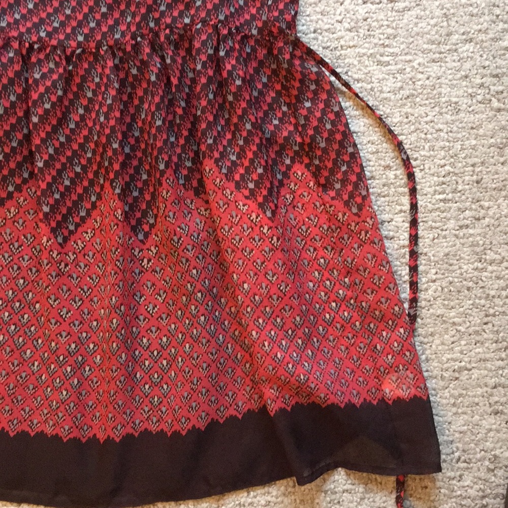 Red/Brown Sheath Dress